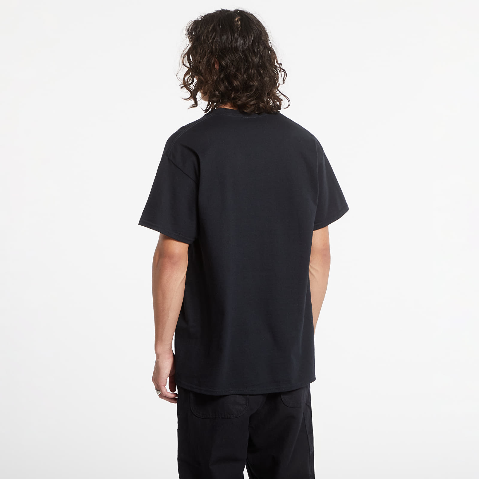 Men's T-shirts Thrasher T-Shirt Pigeon Mag Black