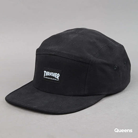 Cap Thrasher 5 Panel Hat Black