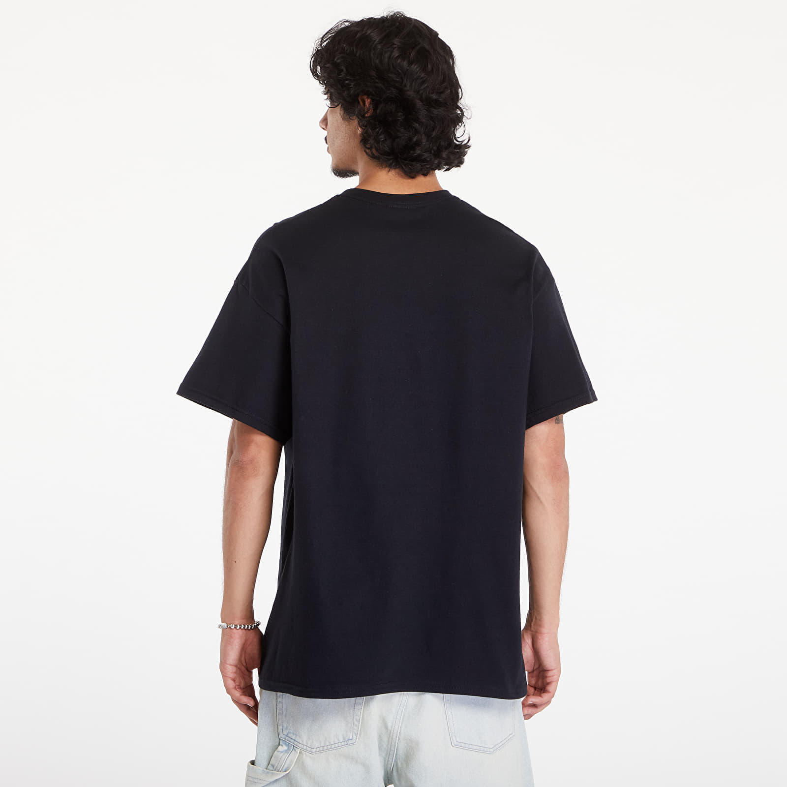 Tricouri bărbați Thrasher Flame Logo T-Shirt Black