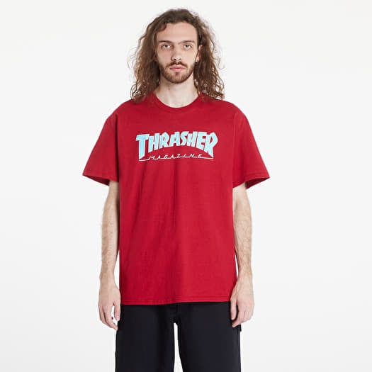 Thrasher Outlined T-Shirt Cardinal