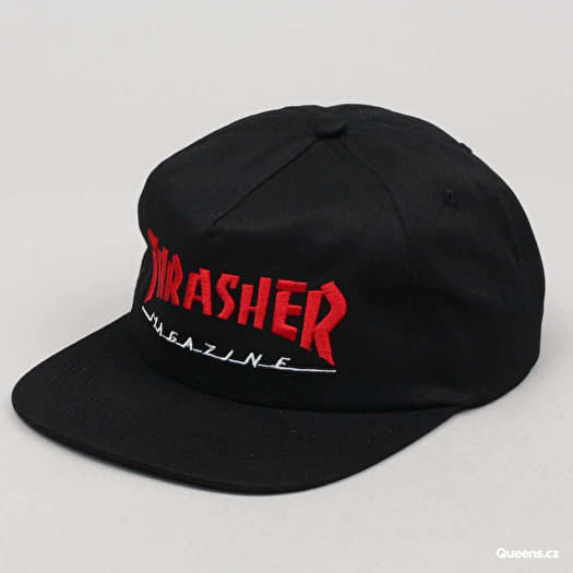 Gorras Thrasher Magazine Logo Two-Tone Hat Black/ Red Footshop