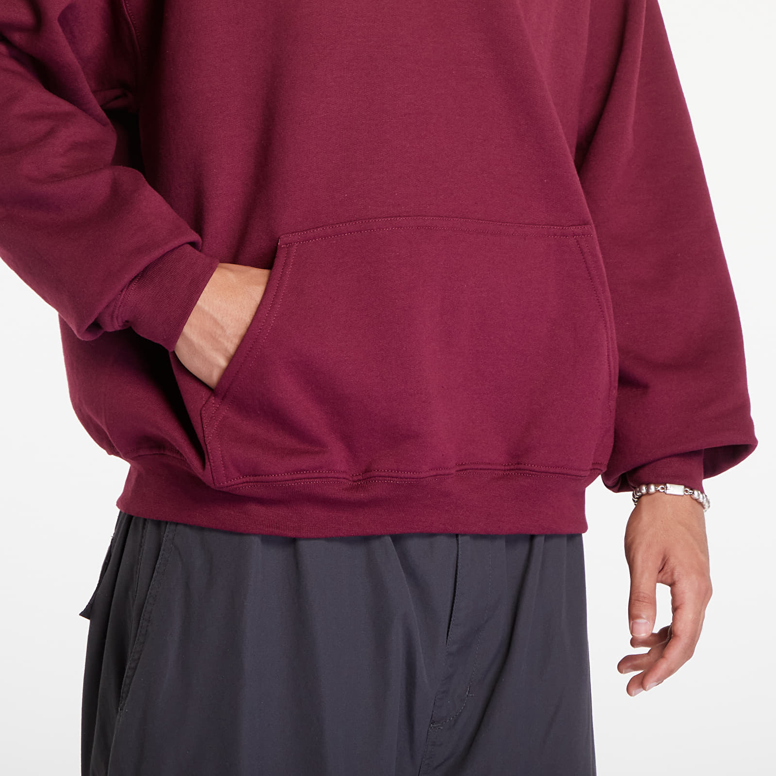 Hoodies für Männer Thrasher Flame Logo Hood Dark Wine