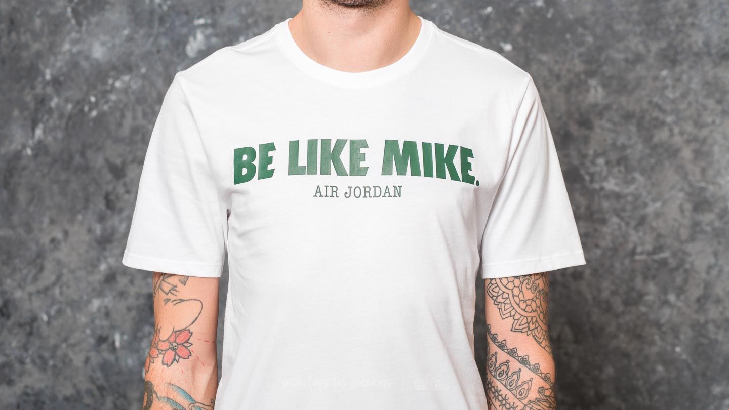 T-Shirts Jordan Sportswear Be Like Mike Tee White