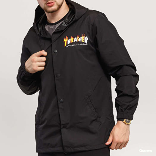 Thrasher flame mag coach jacket hotsell