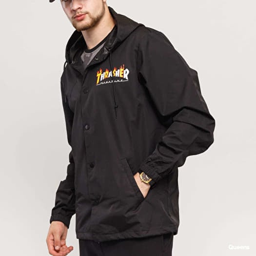 Thrasher flame logo coach jacket top