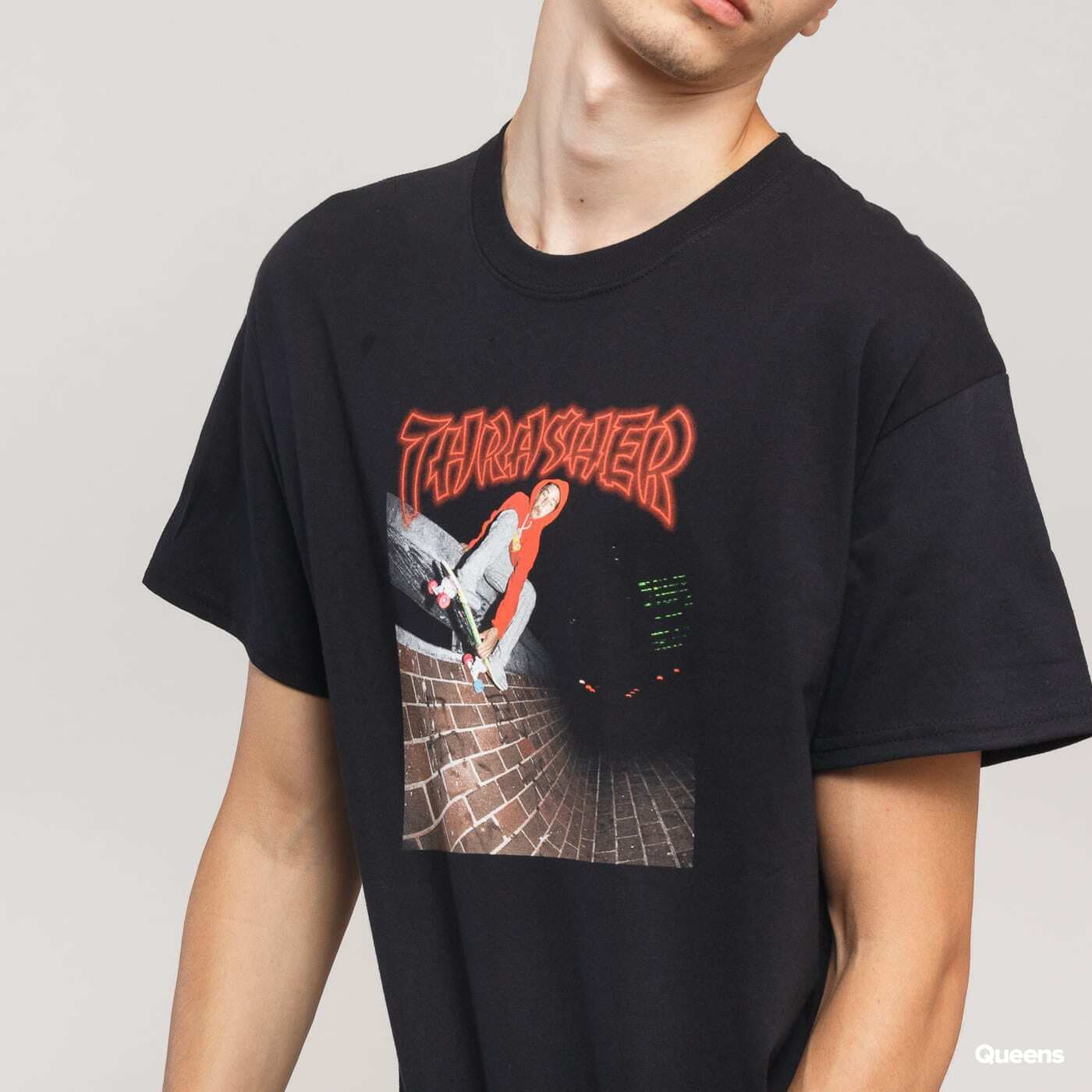 Men's T-shirts Thrasher China Banks Tee Black