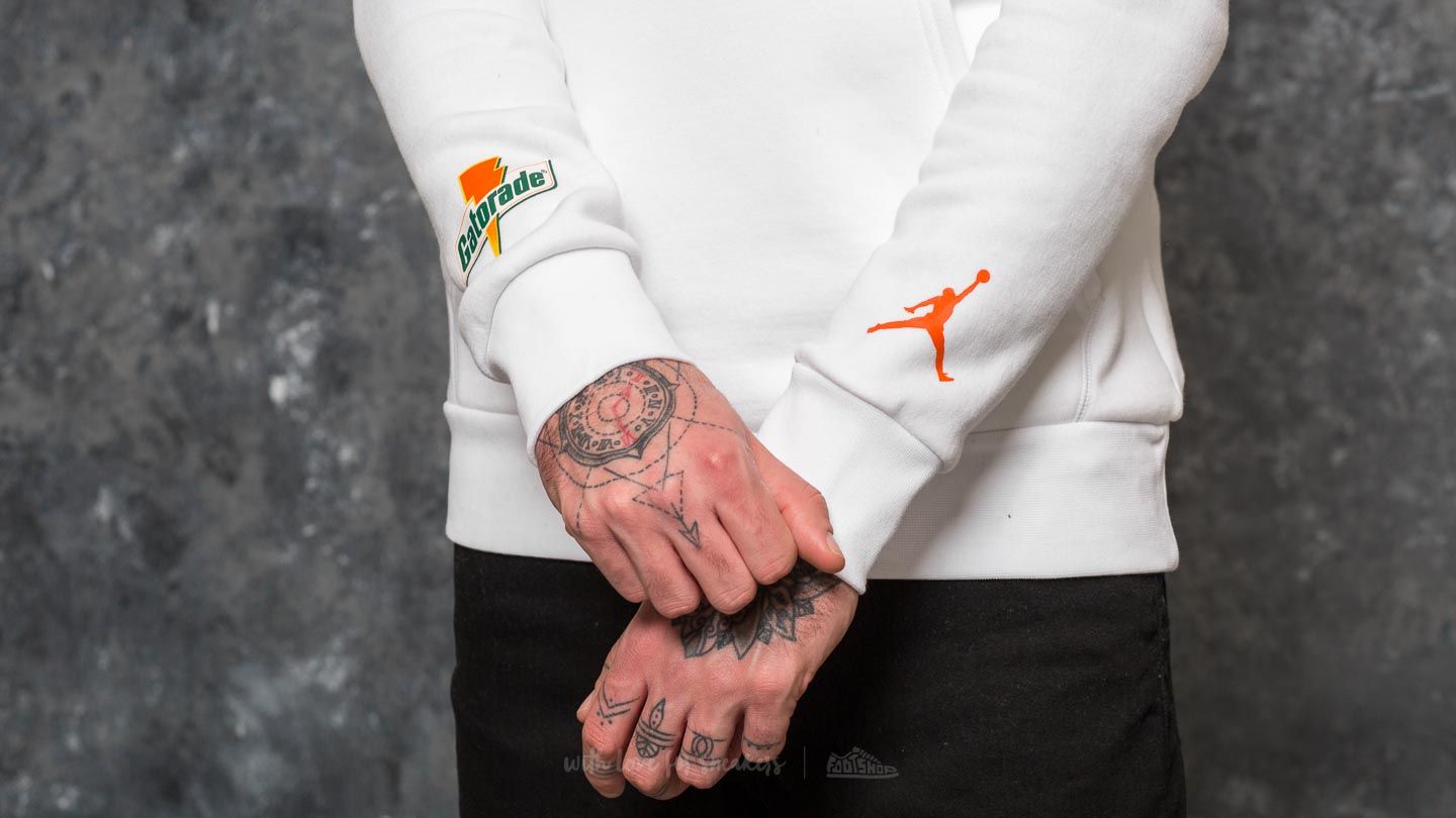 Sweatjacken und Sweatshirts Jordan Like Mike Fleece Pullover Hoodie White