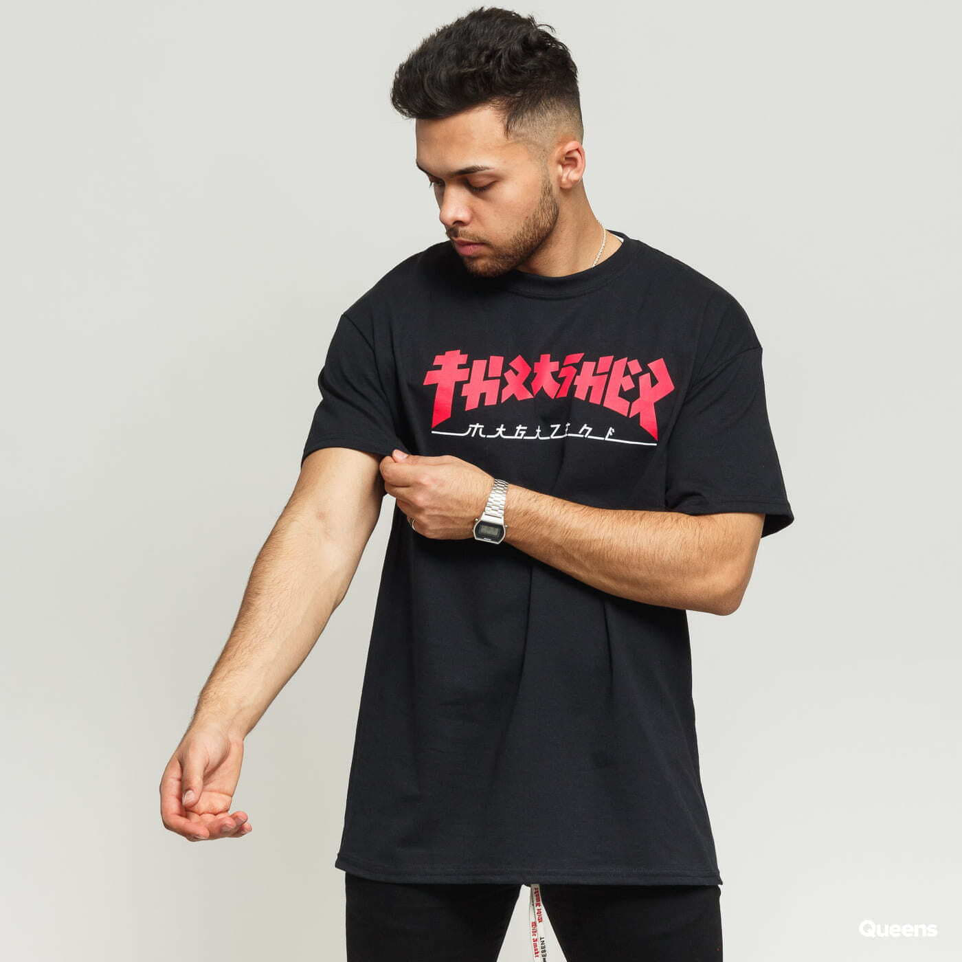 Тениска Thrasher Godzilla Tee Black S