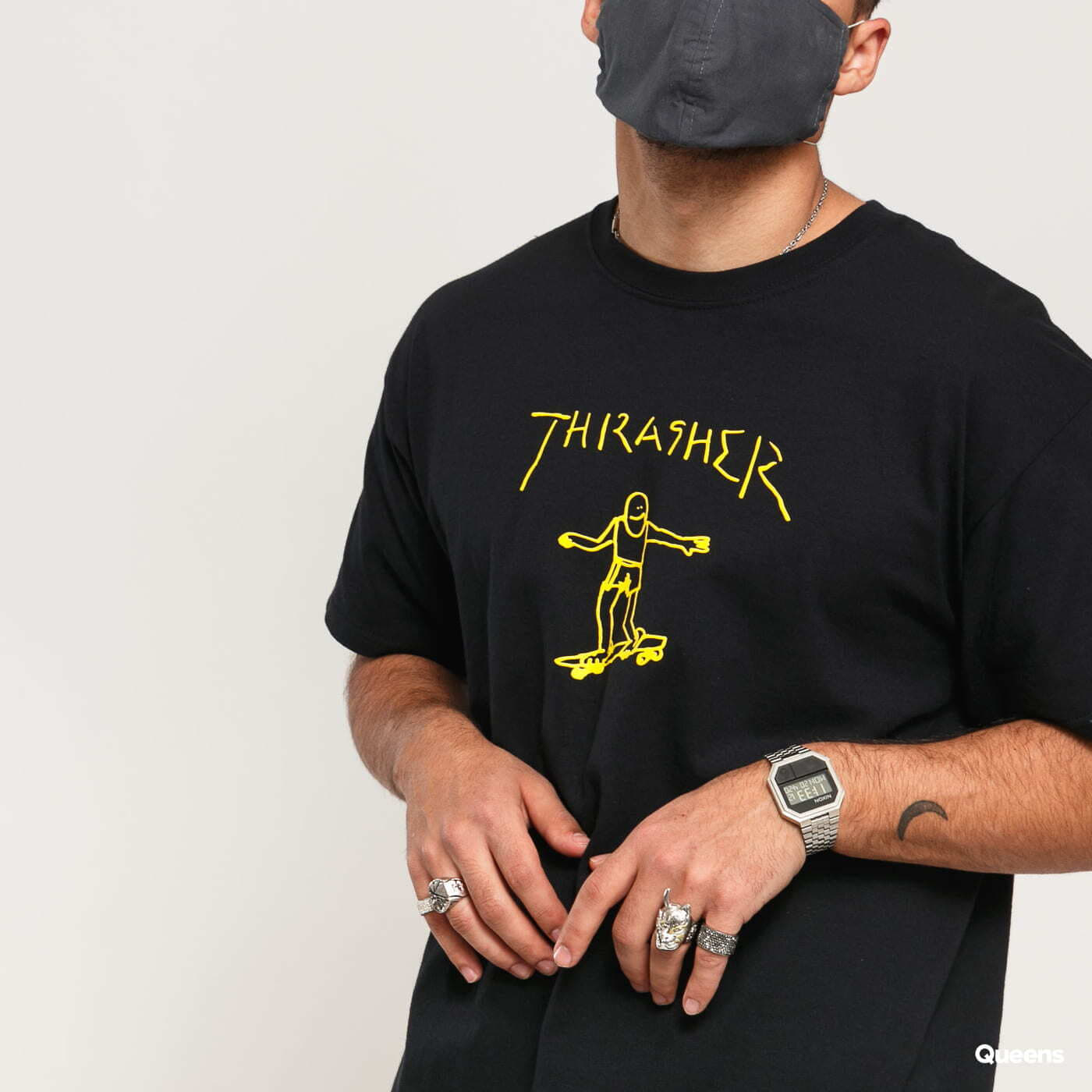 Camisetas de hombre Thrasher Gonz Tee Black