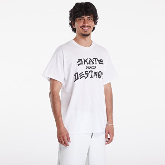 T-shirt Thrasher Skate And Destroy T-Shirt White