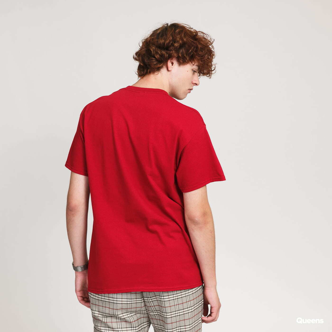 Men's T-shirts Thrasher Flame Logo Tee Dark Red