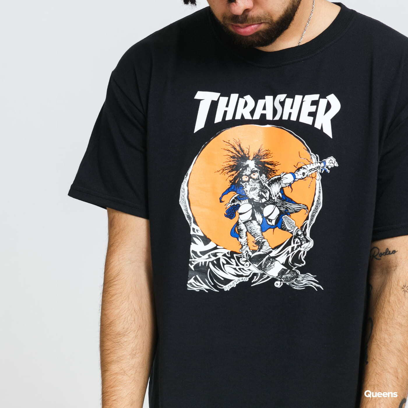 Thrasher Skate Outlaw T Shirt Black