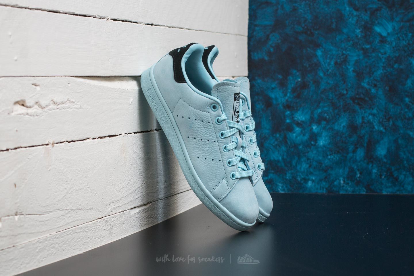 Women s shoes adidas Stan Smith W Icey Blue Icey Blue Core Black Footshop