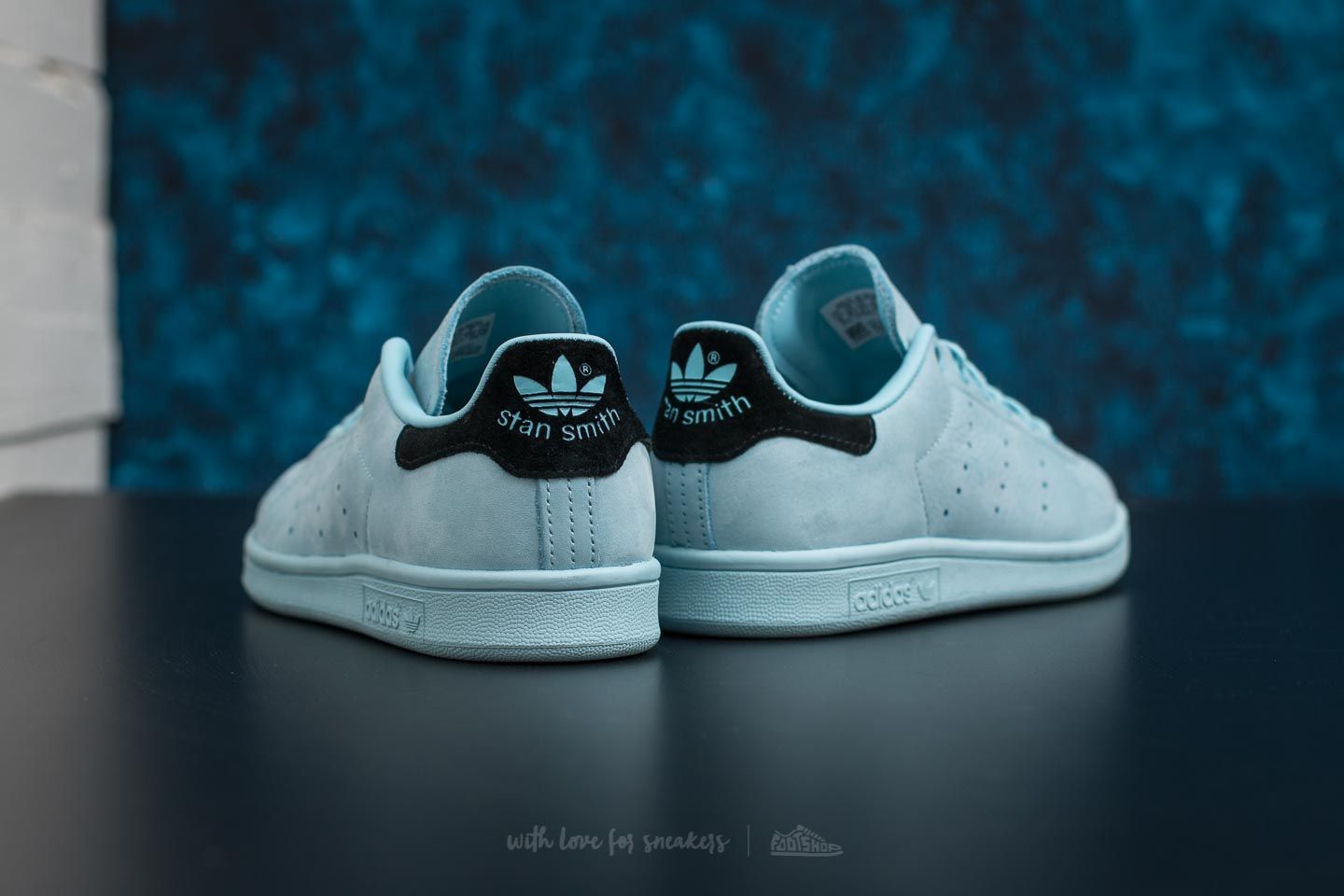 Ženski čevlji adidas Stan Smith W Icey Blue/ Icey Blue/ Core Black