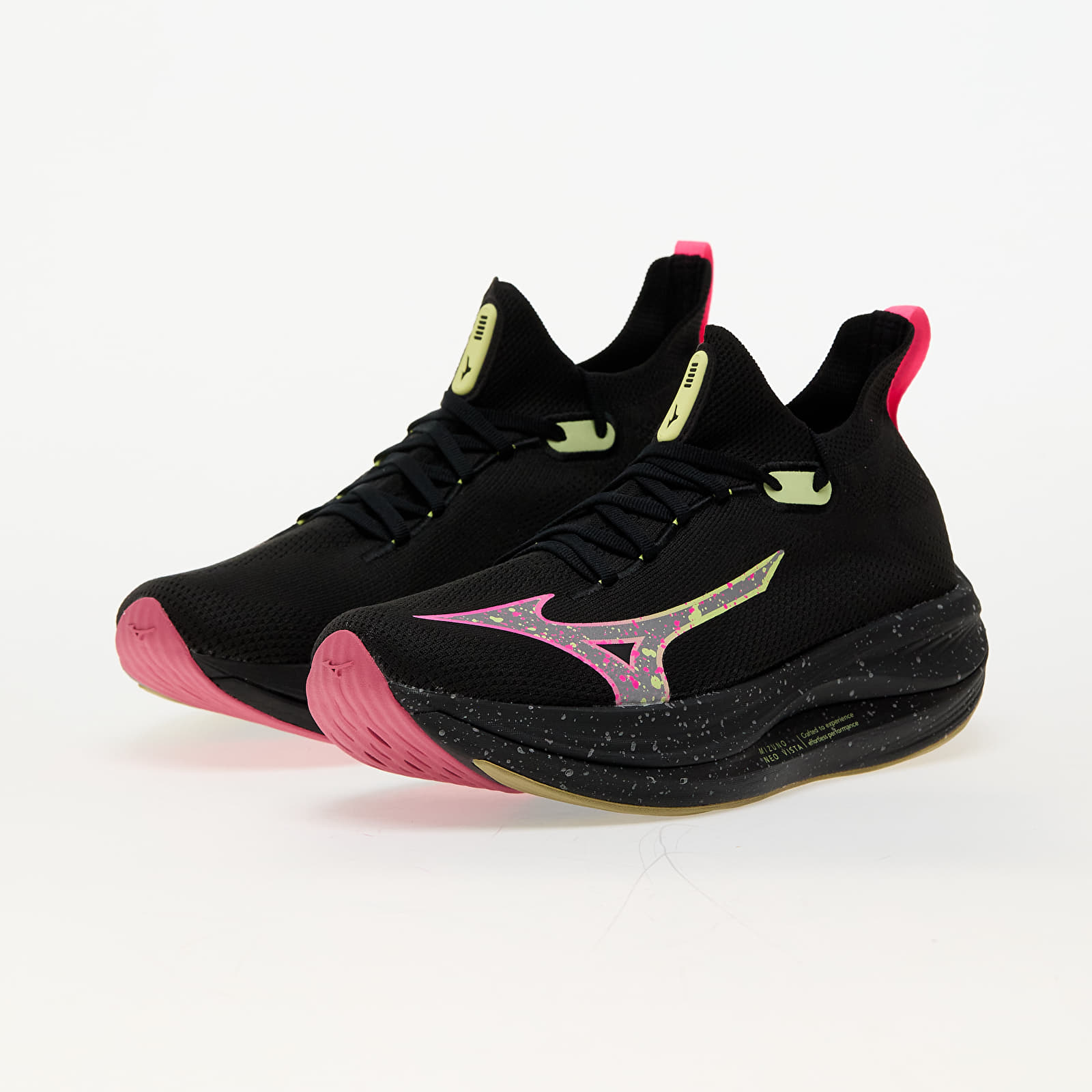 Scarpe uomo Mizuno Neo Vista Black Silver Pink Tetra Footshop
