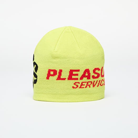 Čepice PLEASURES Service Skully Safety Green