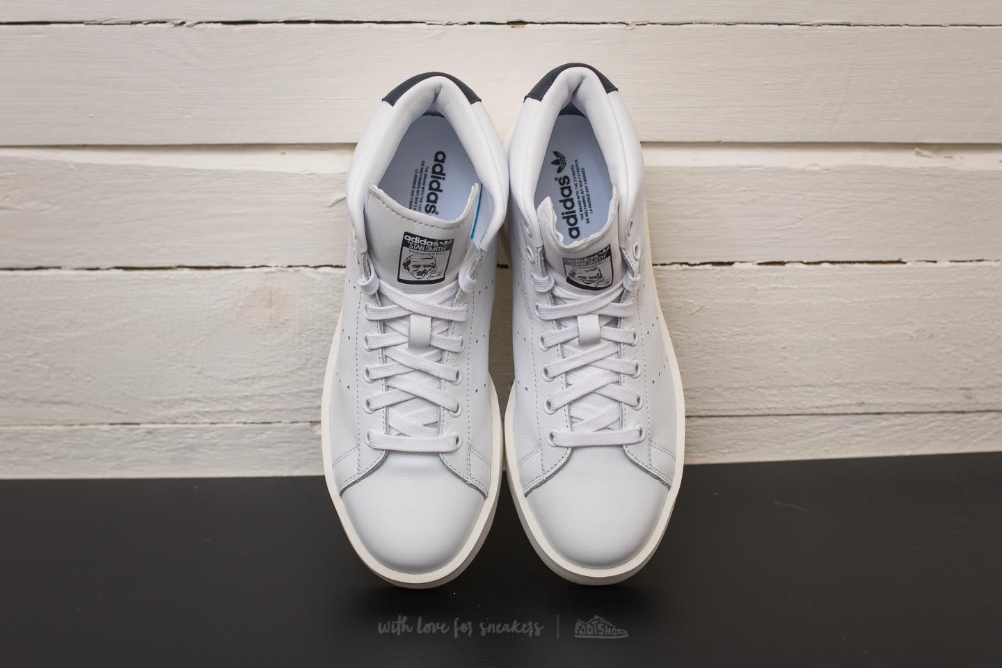 Női cipők adidas Stan Smith Bold Mid W Ftw White/ Ftw White/ Core Navy