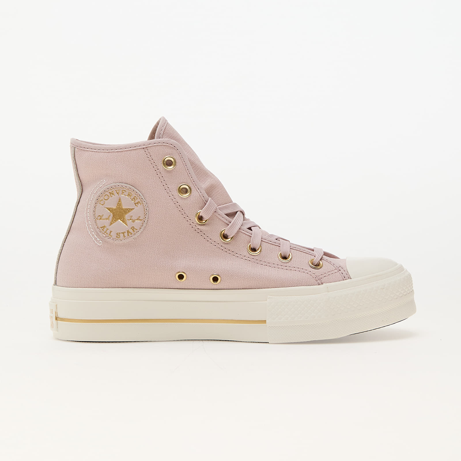 Converse Pink Chuck Taylor All Star Lift Platform Tailored Lines High Top Sneakers
