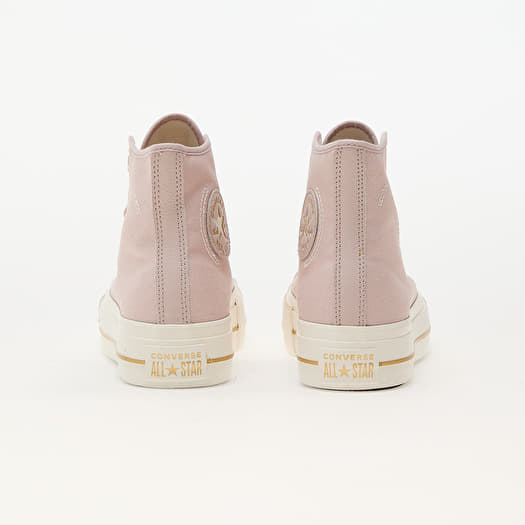 Converse Pink Chuck Taylor All Star Lift Platform Tailored Lines High Top Sneakers