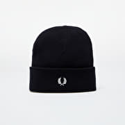 FRED PERRY Classic Beanie Navy/ Snow White