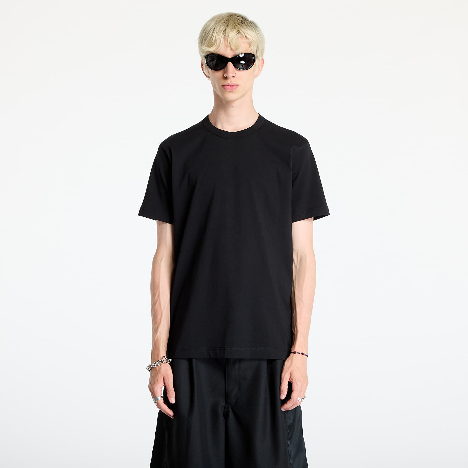 Pólók Comme des Garçons Knit T-Shirt Black