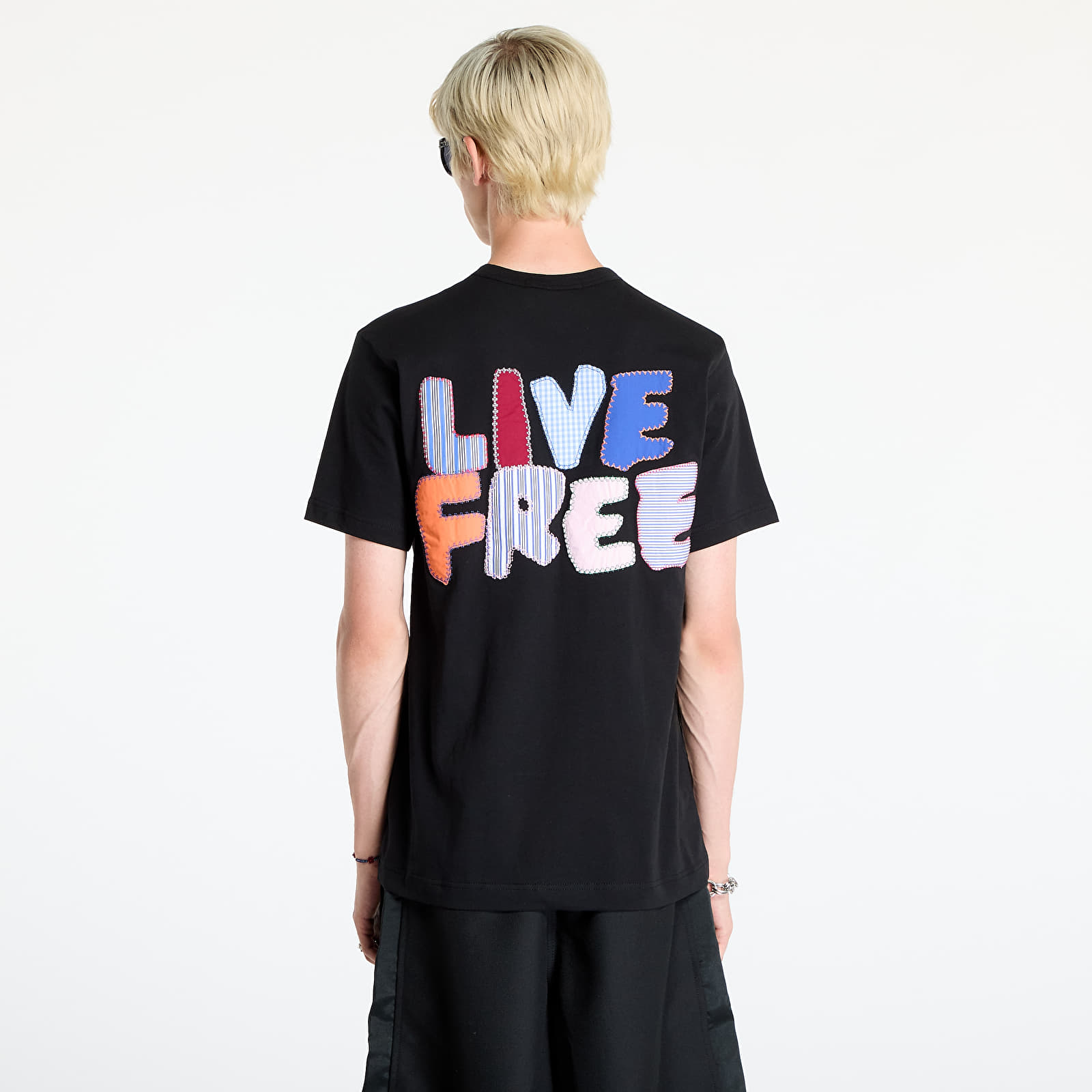 Pólók Comme des Garçons Knit T-Shirt Black
