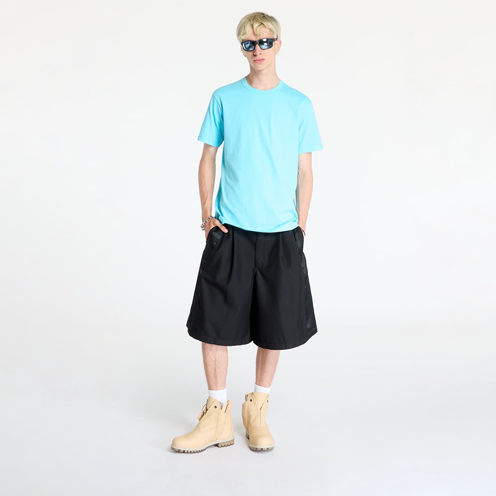 T-krekli Comme des Garçons SHIRT Knit T-Shirt Blue
