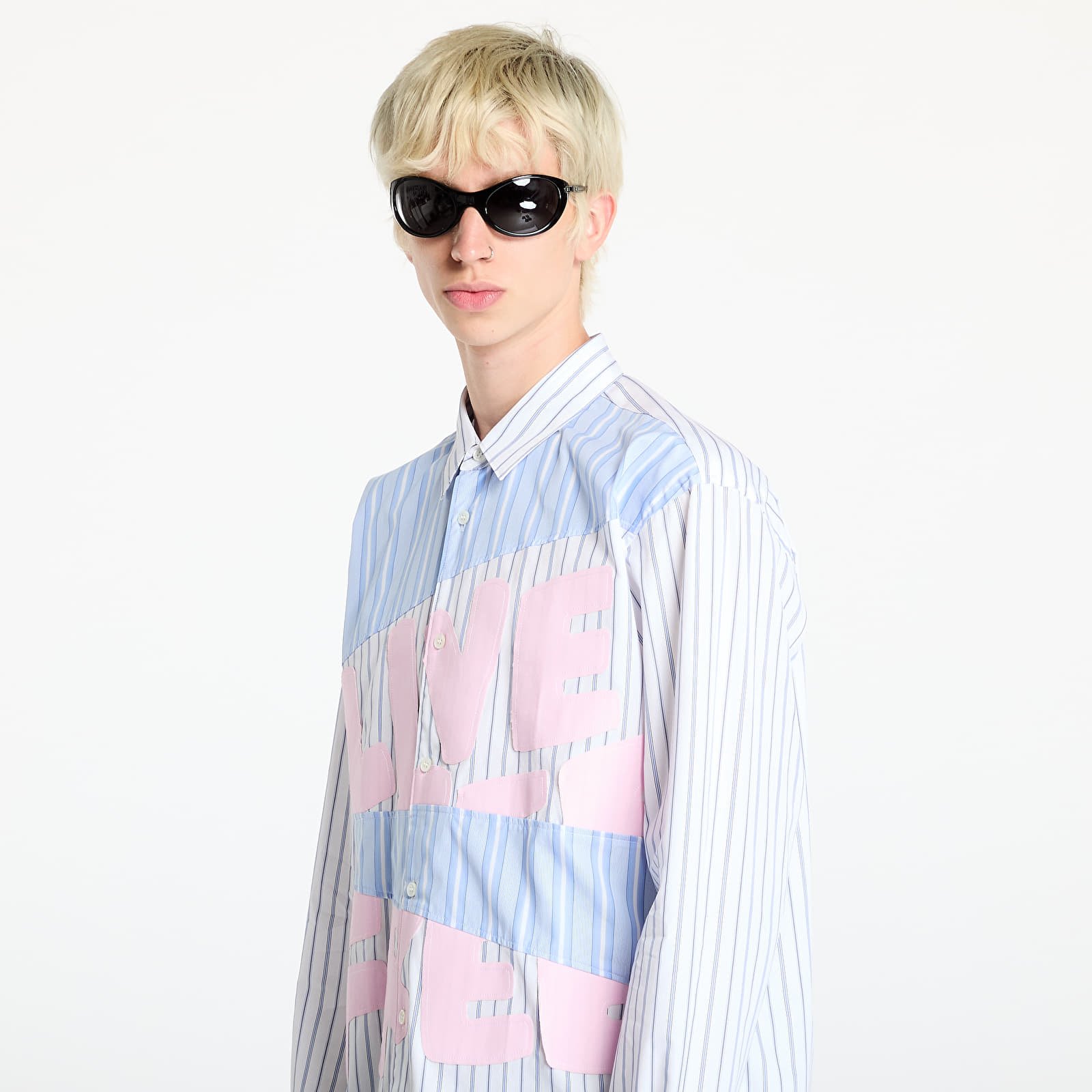 Košile Comme des Garçons SHIRT Woven Shirt White/ Mix