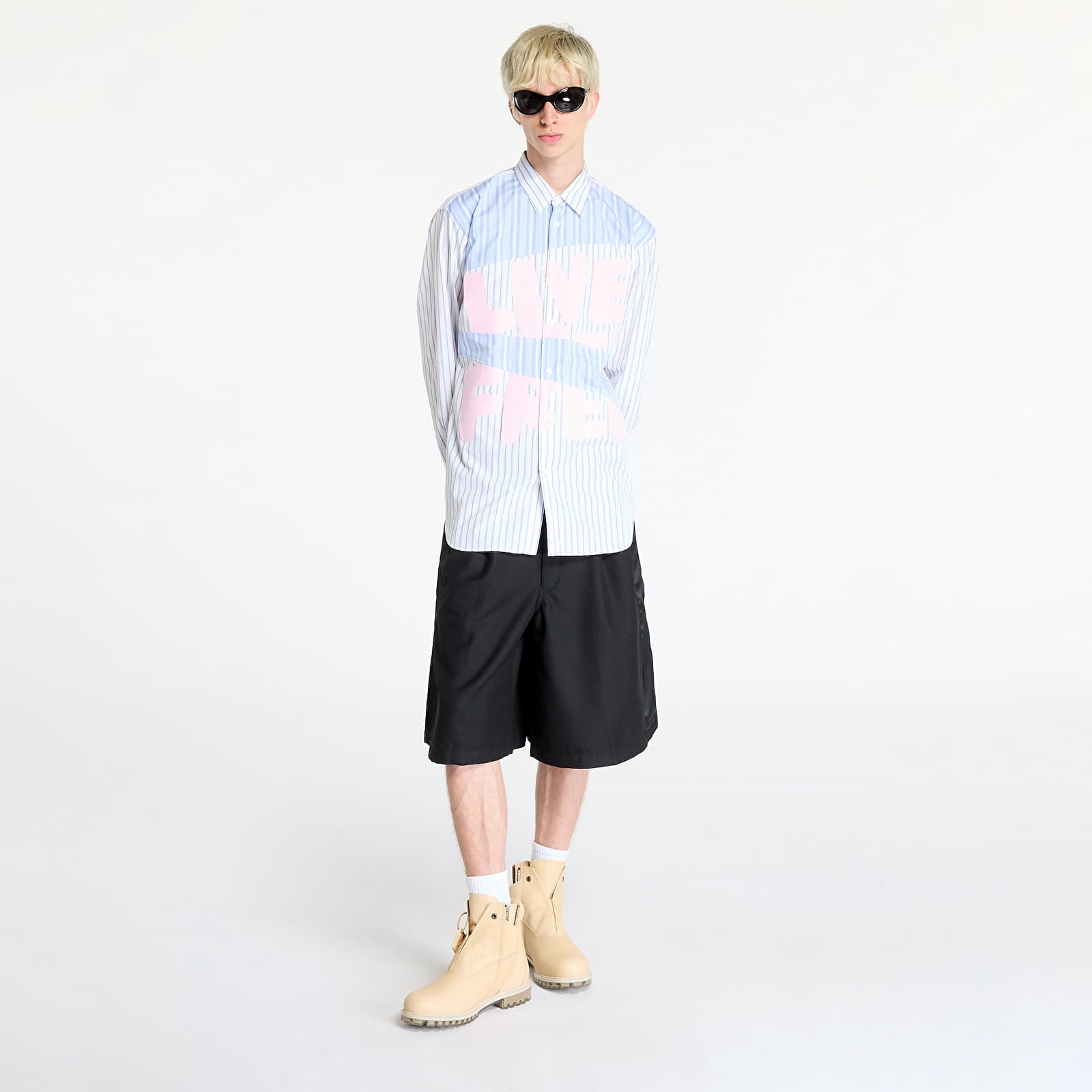 Košile Comme des Garçons SHIRT Woven Shirt White/ Mix