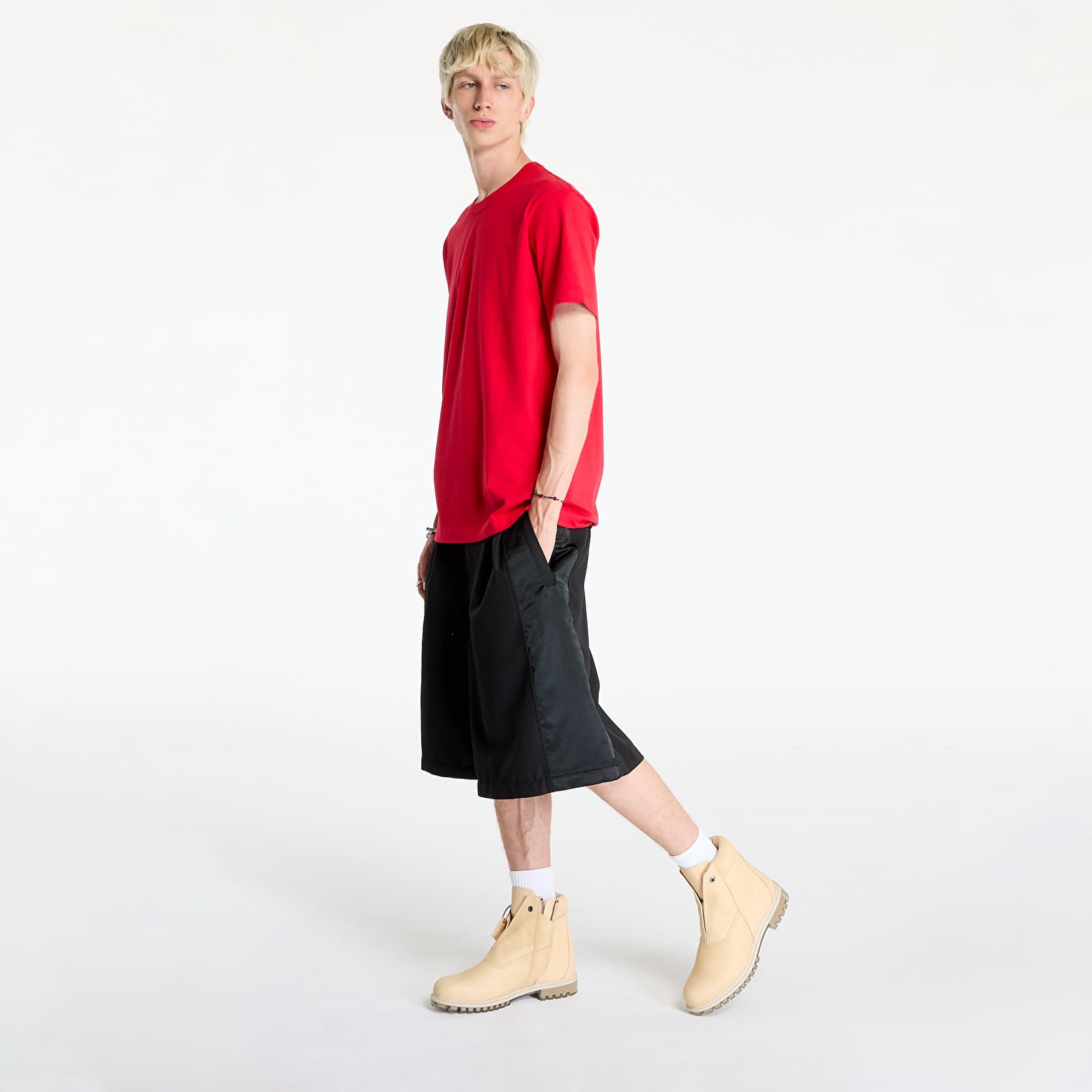 T-Shirts Comme des Garçons SHIRT Knit T-Shirt Red
