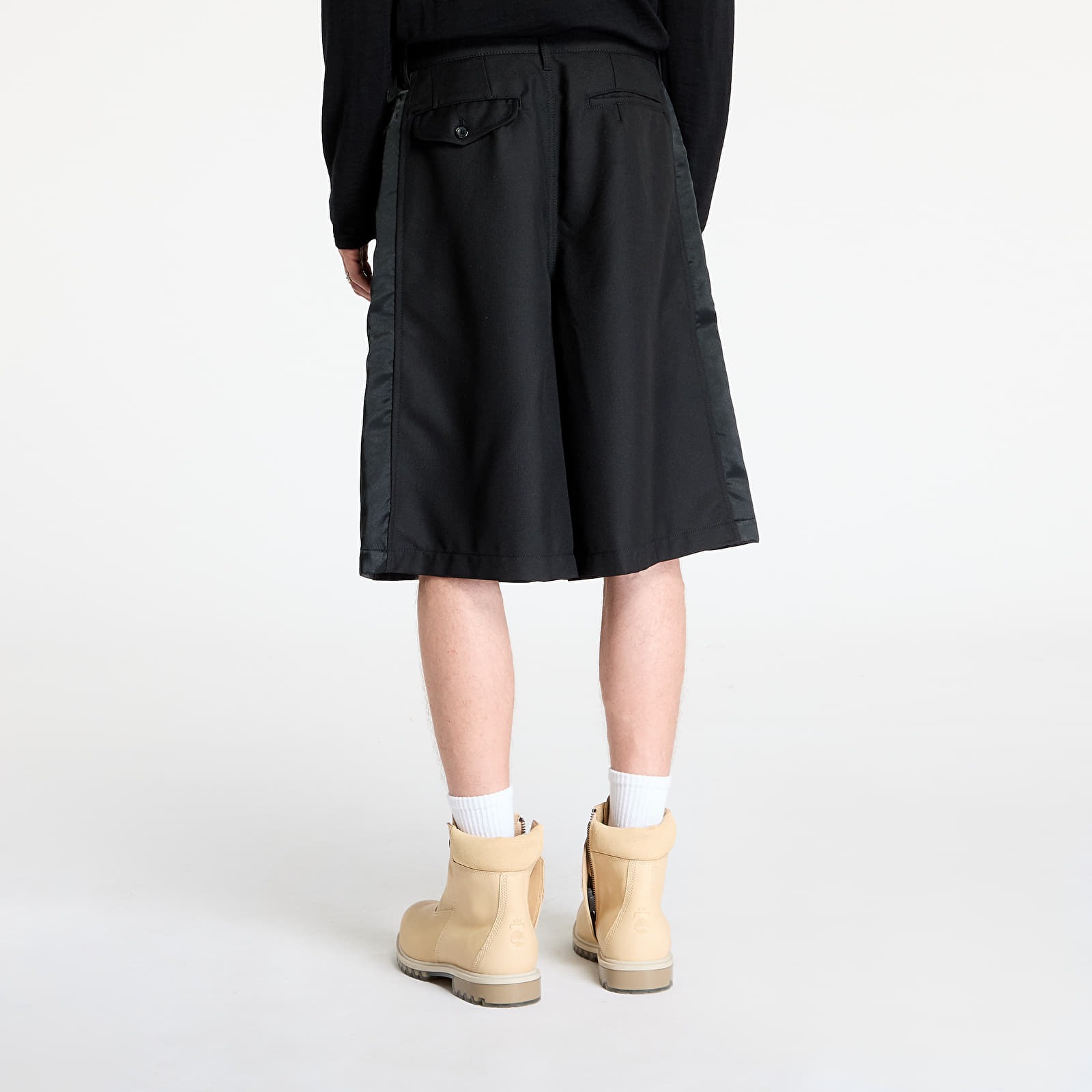Šortky Comme des Garçons SHIRT Woven Shorts Black