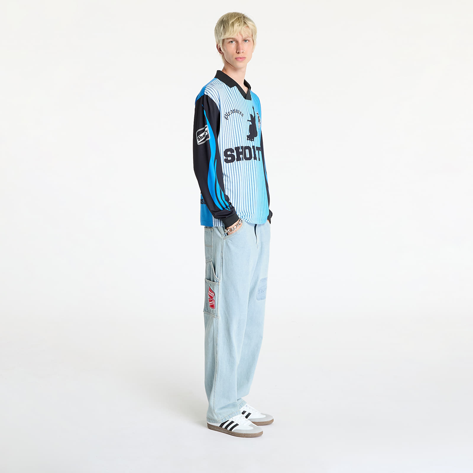 Trikots PLEASURES Dream Goalie Jersey Blue