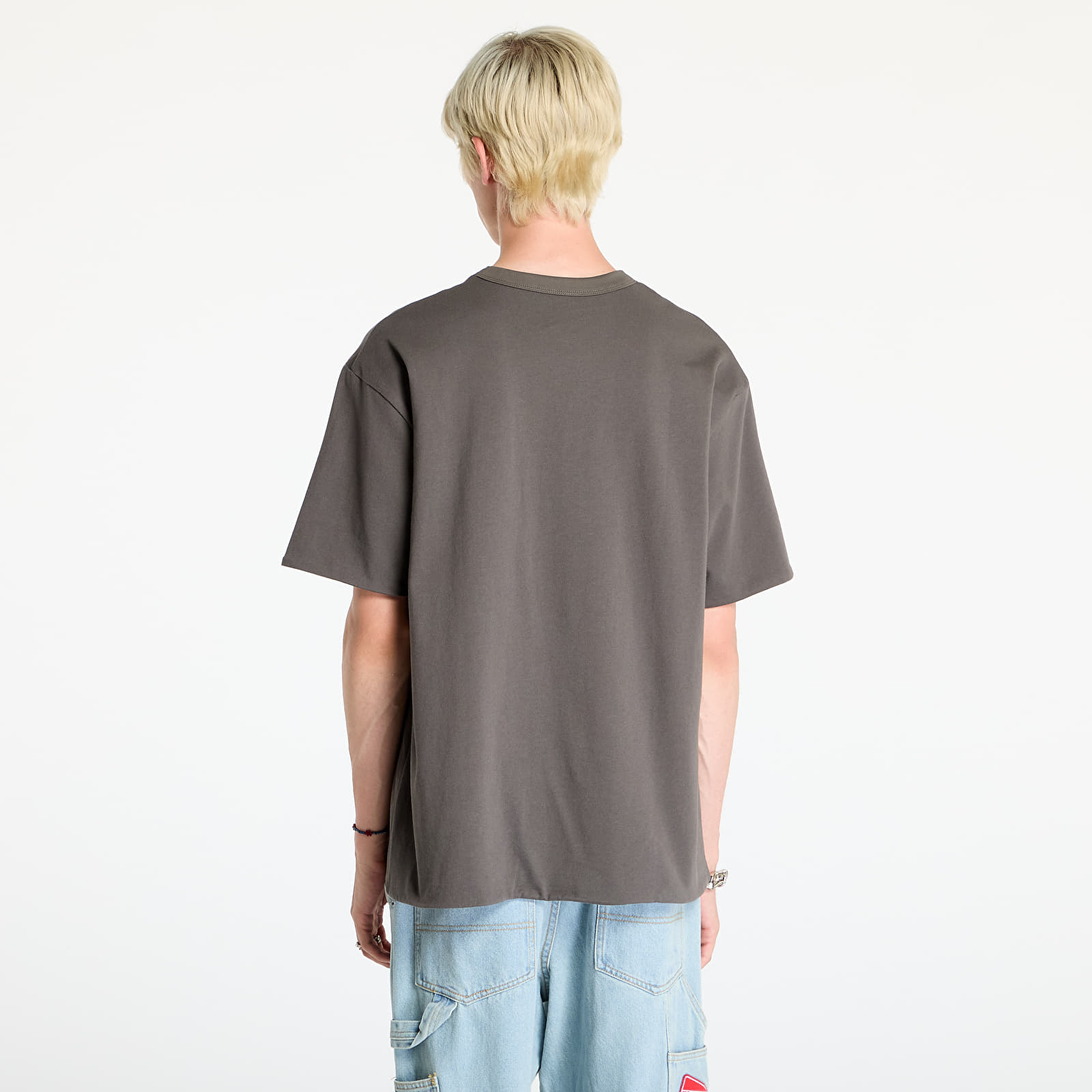 Koszulki PLEASURES Legal Reversible Heavyweight T-Shirt Charcoal/ Purple