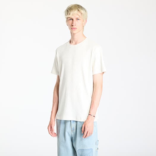 T-shirt Calvin Klein Jeans Linear Quilted Tee Ivory
