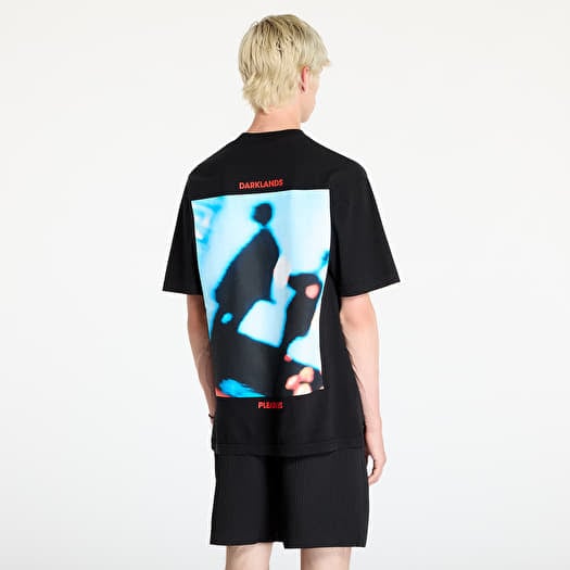 【PLEASURES】 DARKLANDS T-SHIRT Black T-shirts PLEASURES Darklands T-Shirt Black | Footshop