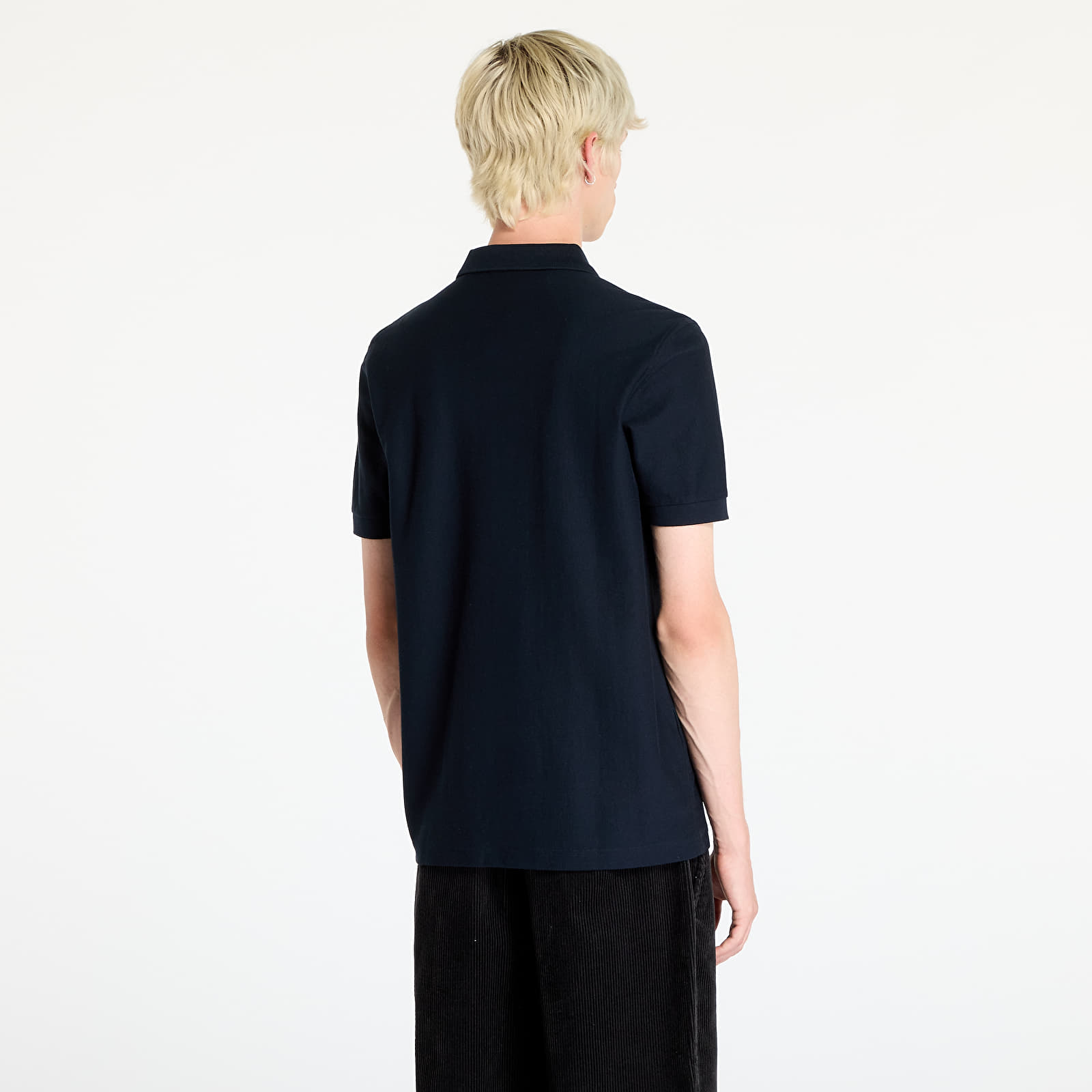 Trička FRED PERRY Ombre Stripe Polo Short Sleeve Tee Navy