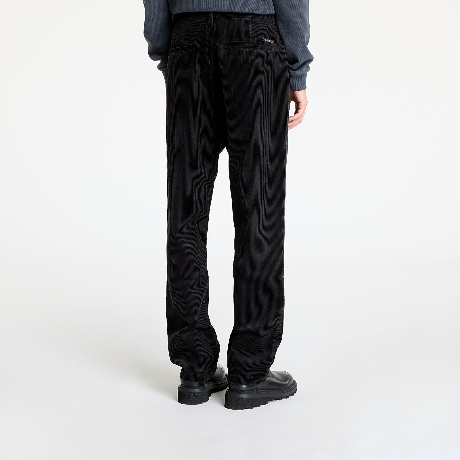 Bukser Calvin Klein Jeans Corduroy Pant Black