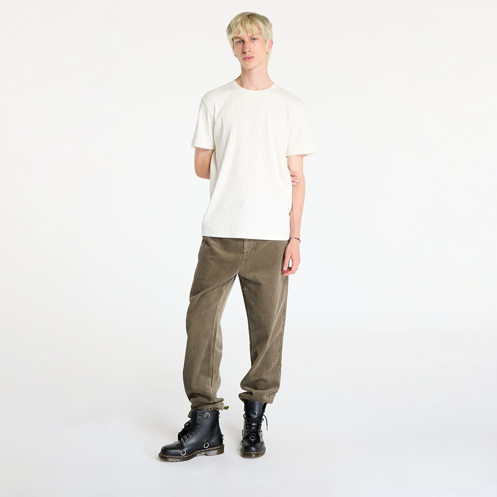 Džíny a kalhoty Calvin Klein Jeans Corduroy Pant Gray