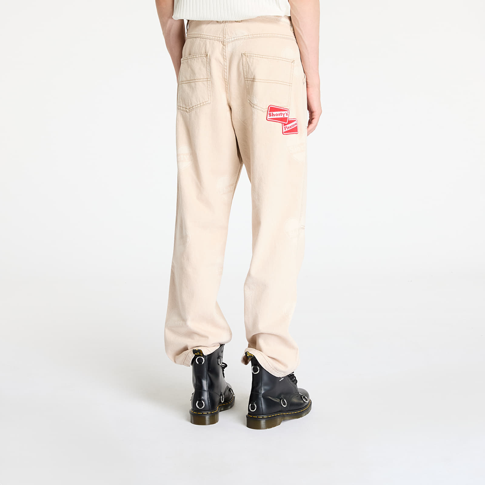 Džíny PLEASURES Heart Ultra Work Pants Beige