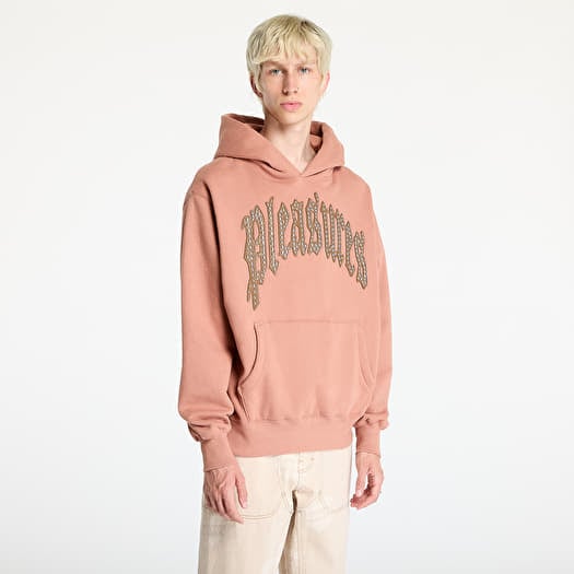 PLEASURES Twitch Studded Hoodie Clay