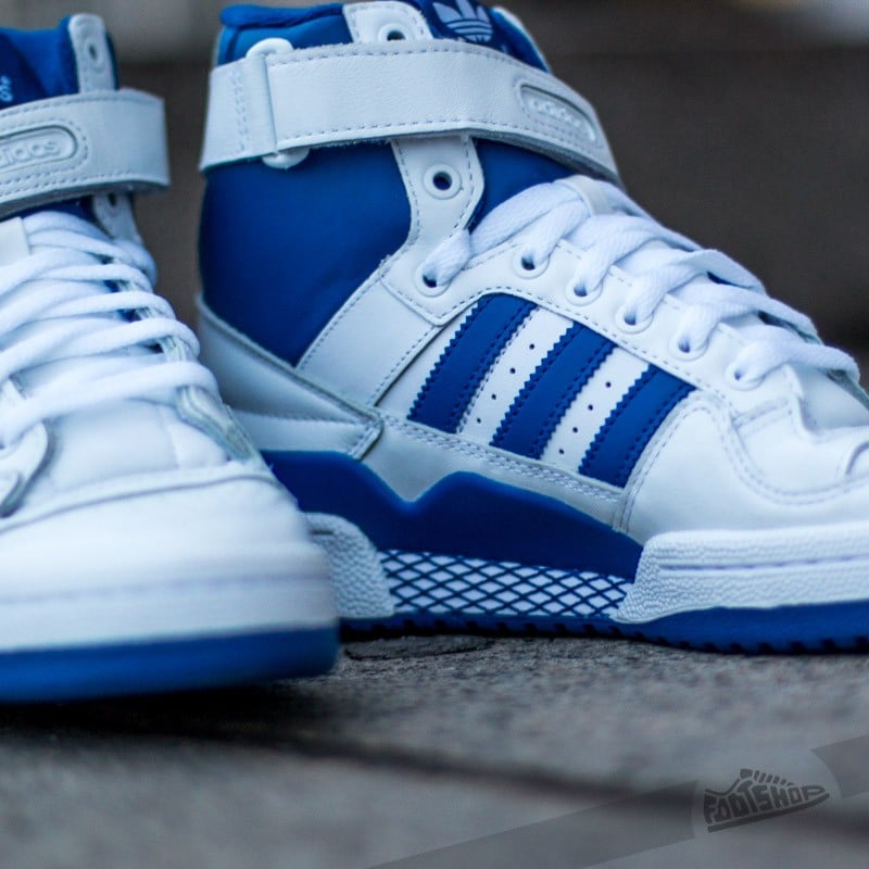 adidas Forum Hi OG White Royal White Footshop