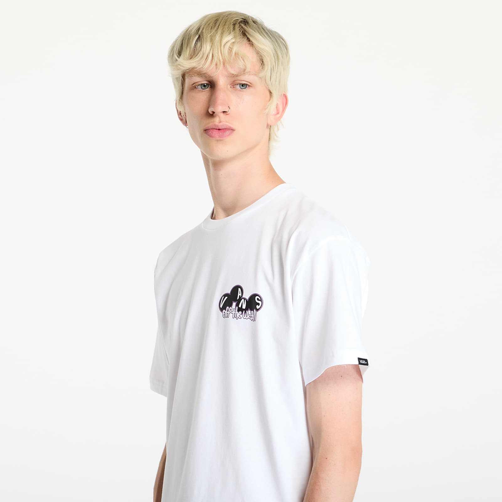Männer T-Shirts Vans Scuttle SS White