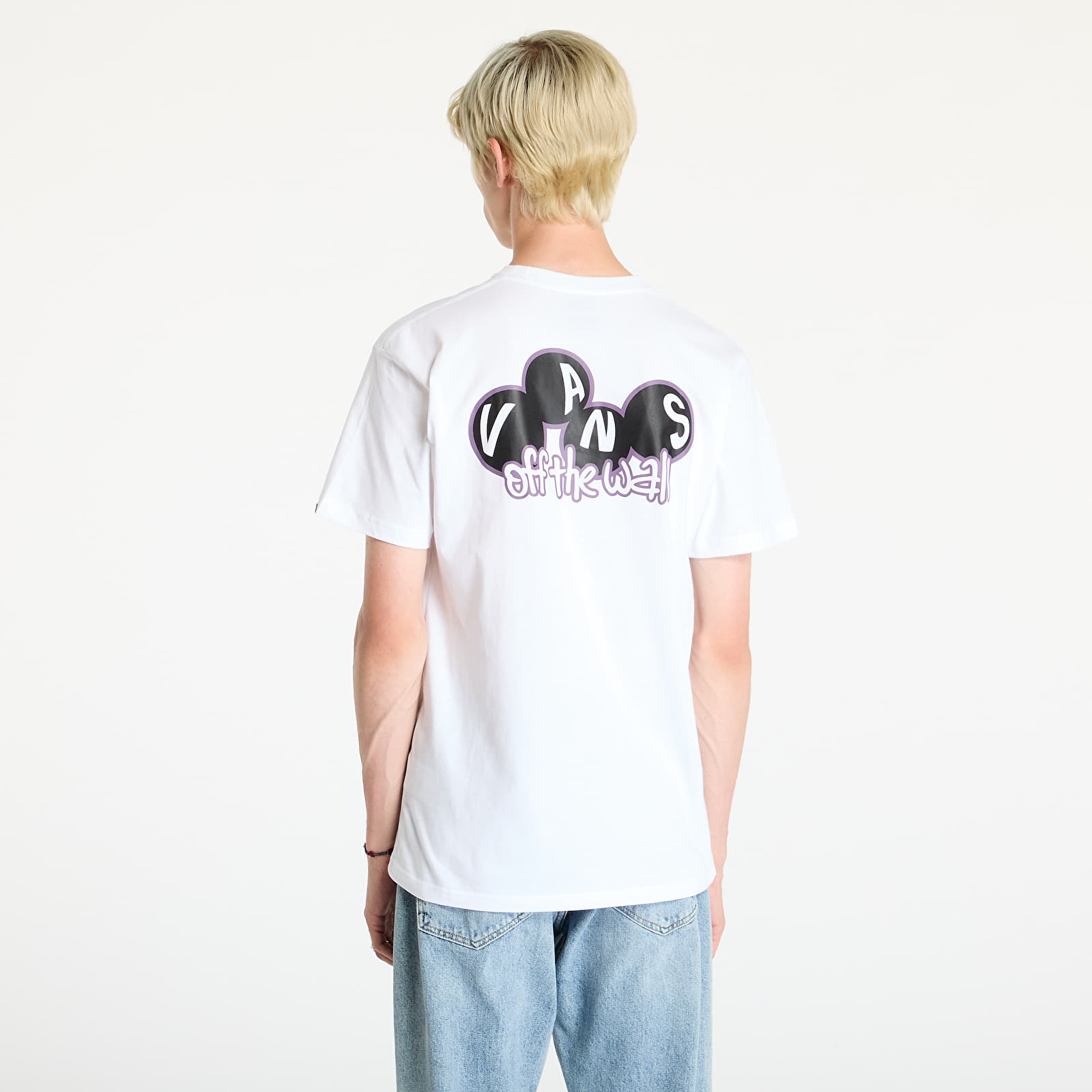 Männer T-Shirts Vans Scuttle SS White
