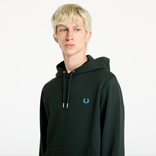Fred perry green hoodie shop