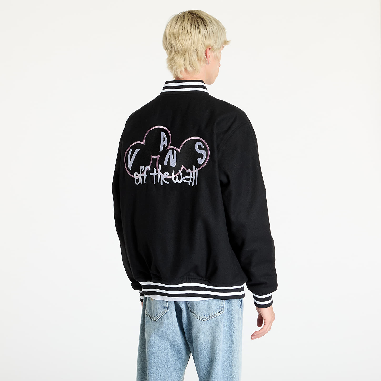 Meeste jakid Vans Scuttle Baseball Jacket Black