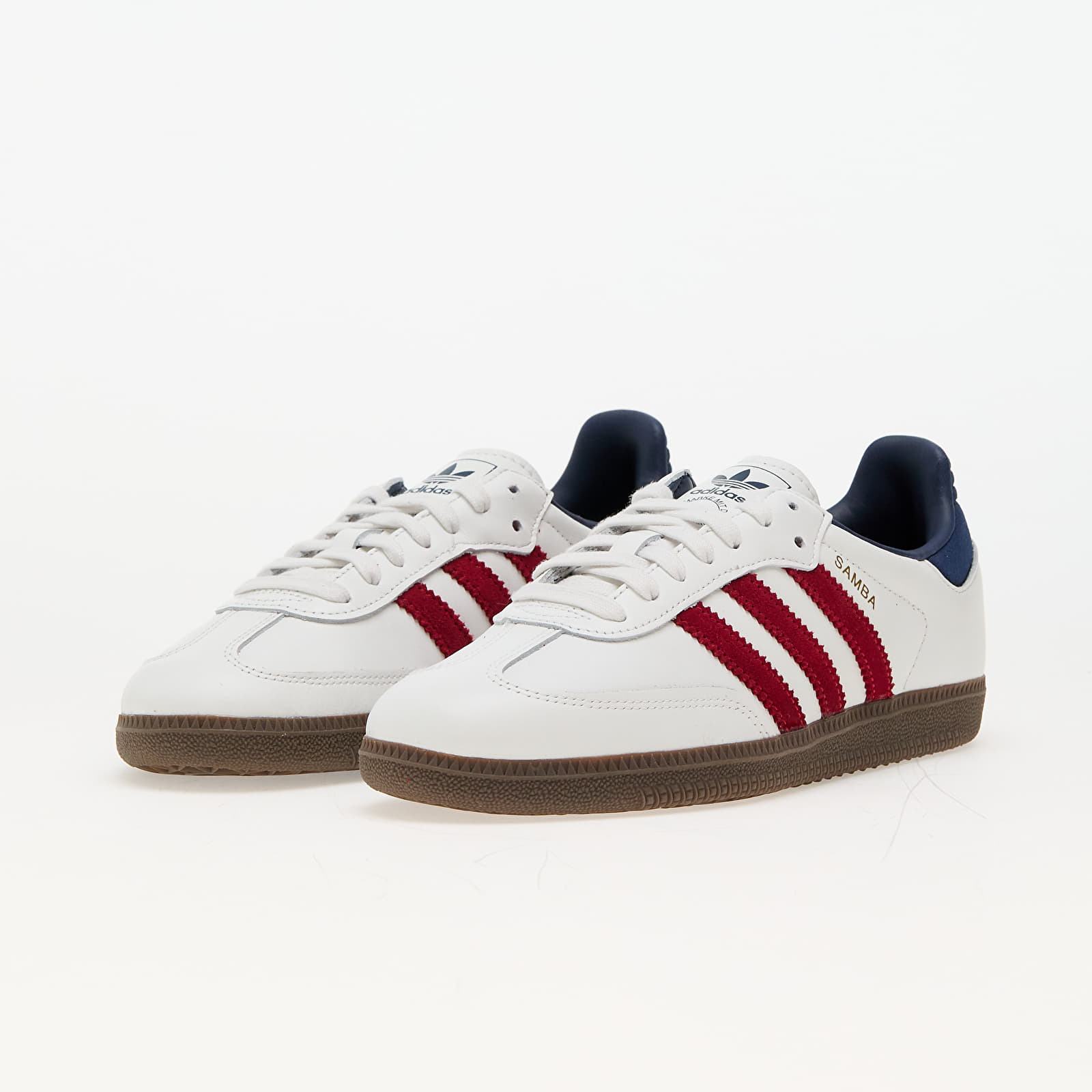 Pánské tenisky a boty adidas Samba Og Core White/ Team Victory Red/ Night Indigo