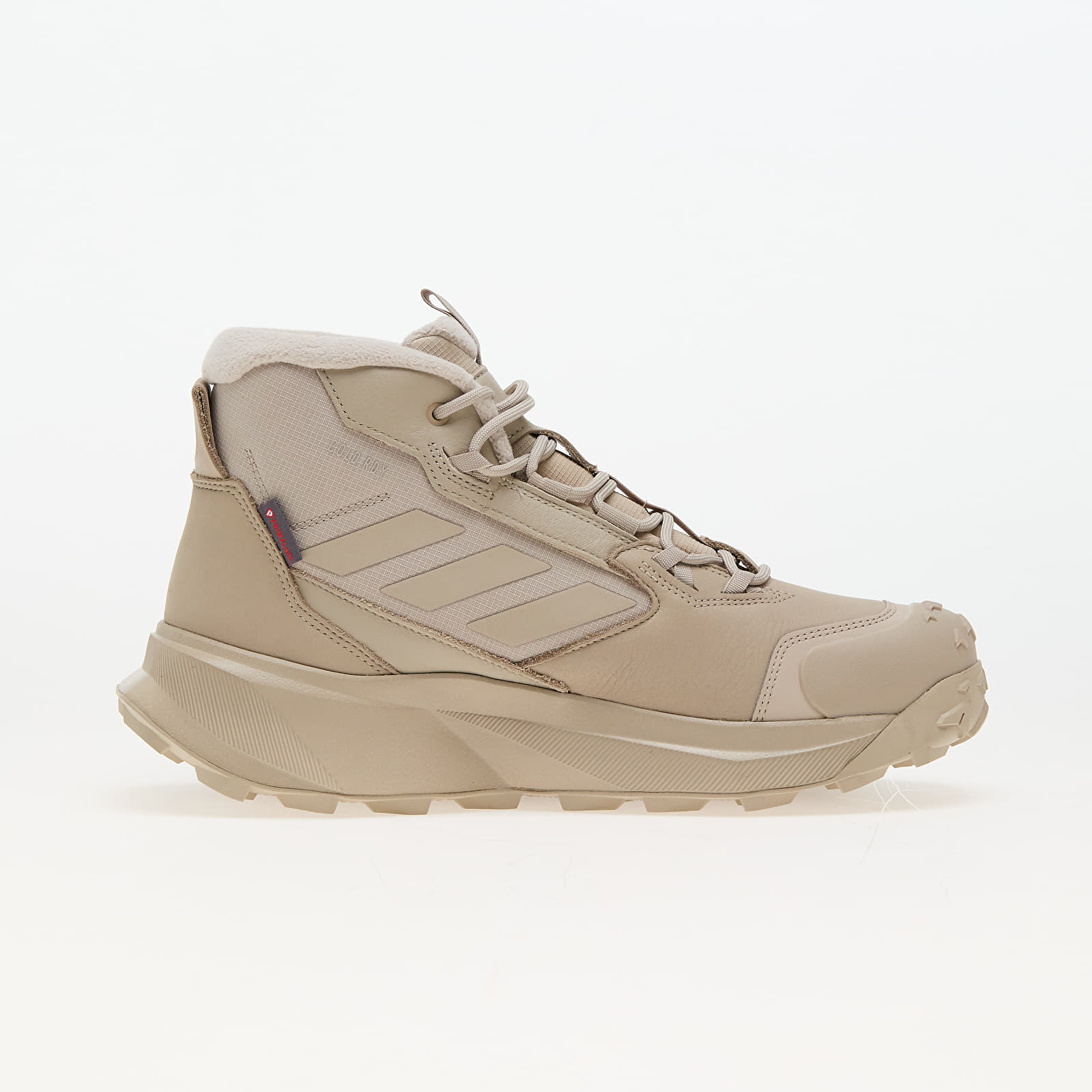 Încălțăminte și sneakerși pentru bărbați adidas Terrex Winter Boot Mid Leather Wonder Beige/ Wonder Beige/ Aluminium