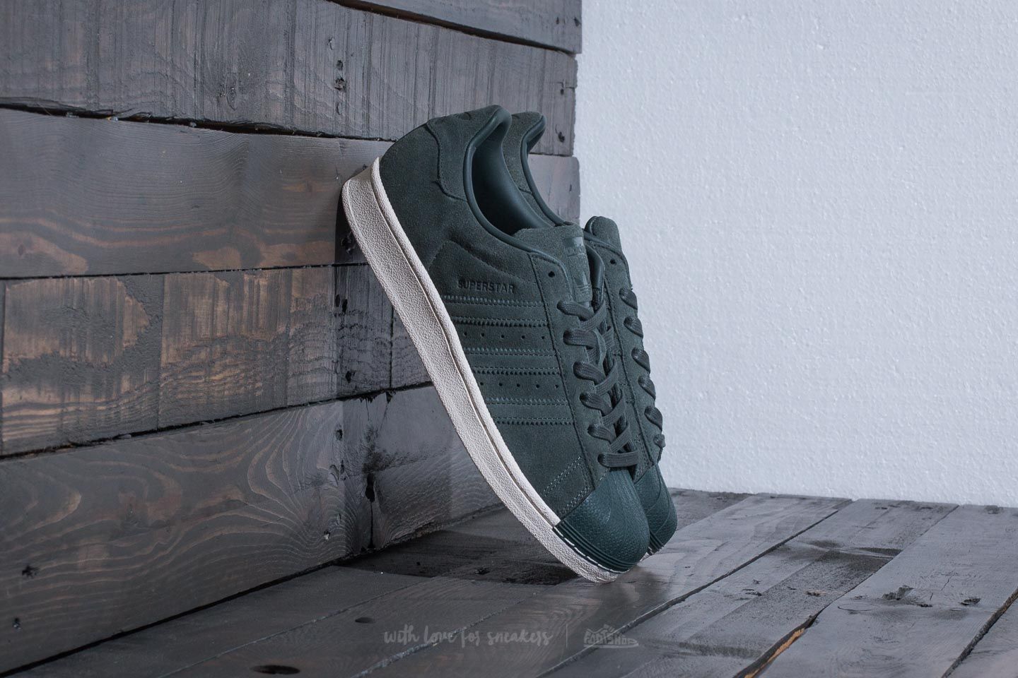 Мужская обувь adidas Superstar Green Night/ Green Night/ Green Night