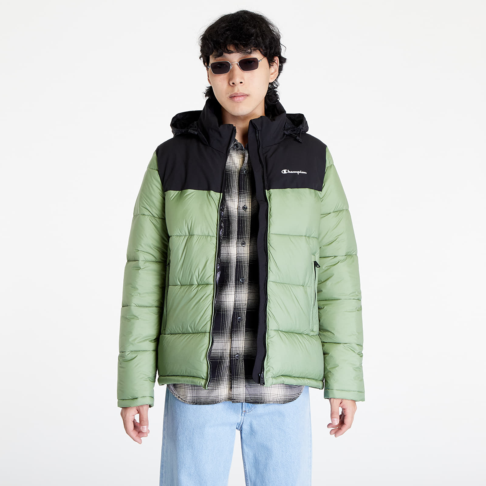 Miesten takit Champion Outdoor Jacket Green/ Black