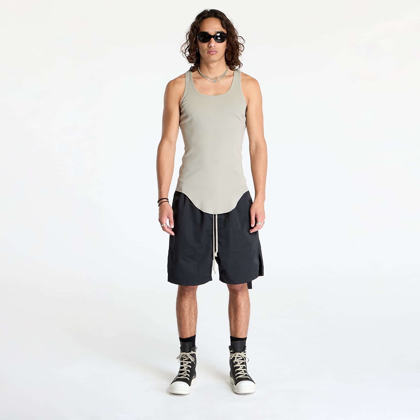 Shorts Rick Owens DRKSHDW Woven Long Boxers Shorts Black